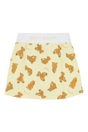 Bear Print Skirt